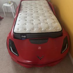 Corvette Toddler Bed Frame And Twin mattress 