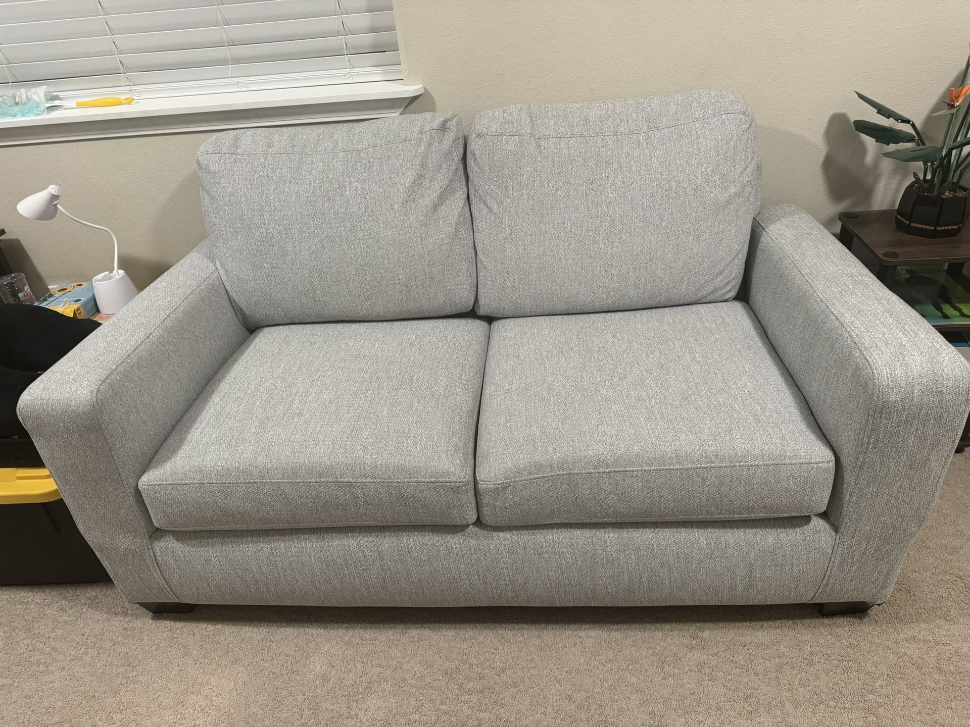 Wayfair Kane 61" Square Arm Loveseat with Reversible Cushions
