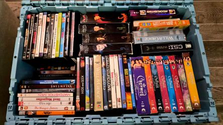 Large Lot of DVDs and TV Series Box Sets