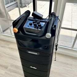Moukey Karaoke Machine. Double 10” Woofer
