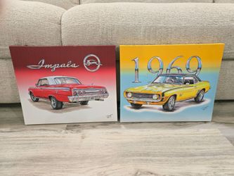 Card Kids room wall decor $25 both)