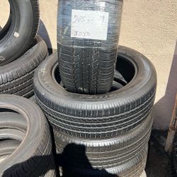 245/55/19 Toyo Set Of 4 Tires 95% life Installed And Balanced Set De 4 Llantas Como Nuevas Instaladas Y Balanceadas