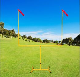 Football Goal with Adjustable Height Steel Frame