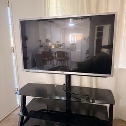 Tv Console With LG Tv