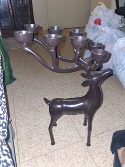Reindeer Candleara $25