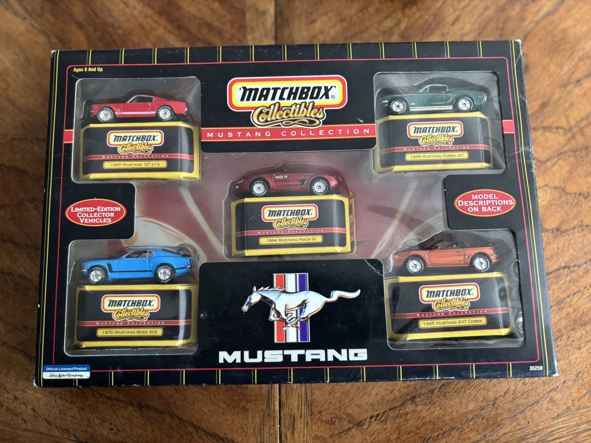 Matchbox Ford Mustang Collectible Set Unopened