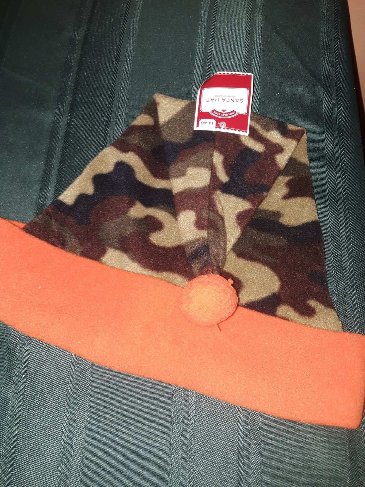 Dan Dee Camouflage Santa hat new with tag