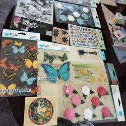 15 PC Stickers And Stamp Lot