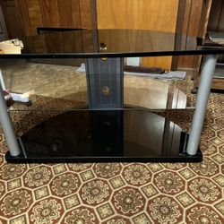 Best Buy Space Saver Black 40” One Shelf TV Stand