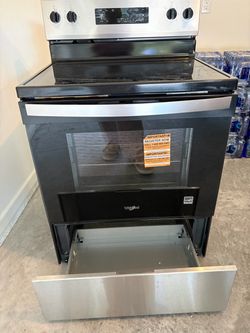 Whirlpool electric range 10”cu 3