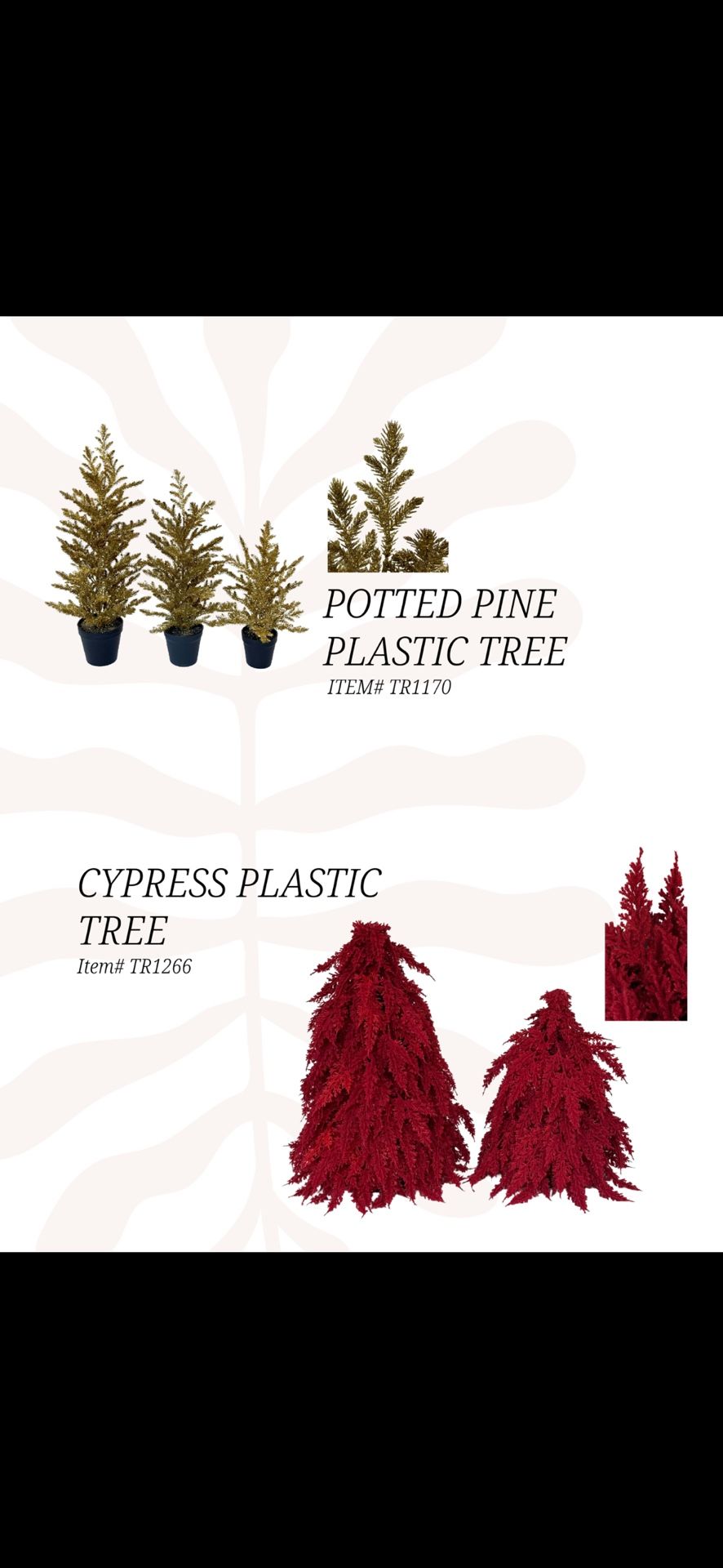 All Your Christmas Artificial Plants Decor Wreaths, Garlands, Fake Plants. Tress 