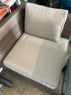 Rattan corner chair
