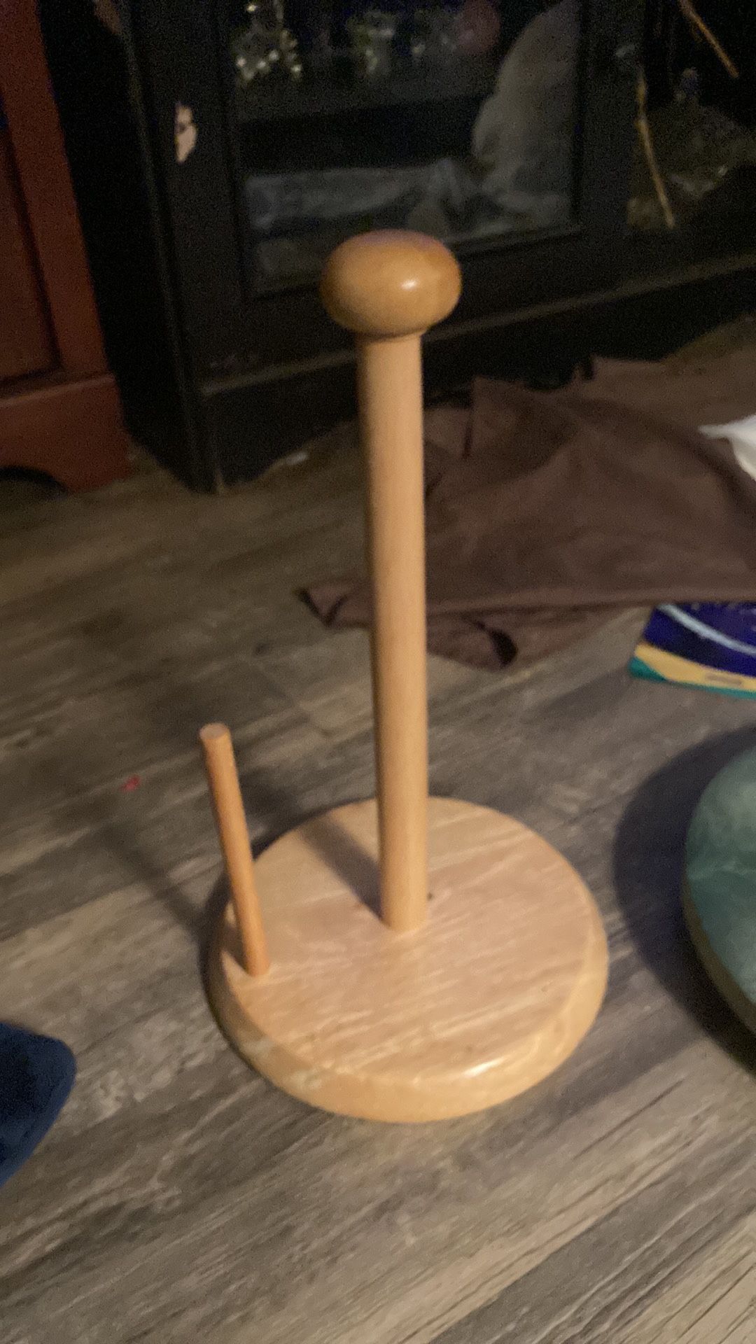 Wood paper, towel holder