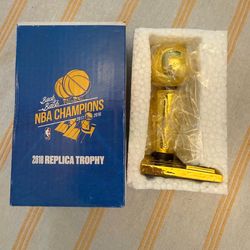 2018 golden state nba trophy replica