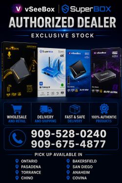 VSEEBOX SUPERBOX V6 MAX V6 PLUS BLACKBOX  V6PRO ELITE MINI ELITE ULTRA S6 PRO S6 MAX S7 PRO S7 MAX S7 ULTRA SUPREME MINI S7MAX WHOLESALE TO PUBLIC SMA