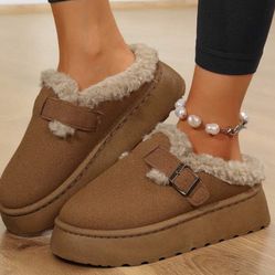 Size 36/7 / Comfy & Cozy Women's Snow Boots - Thermal Lined, Slip-On Outdoor Shoes For Warmth & Comfort