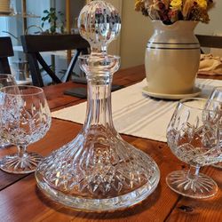 Waterford Decanter & Brandy Snifter Set (Lismore)