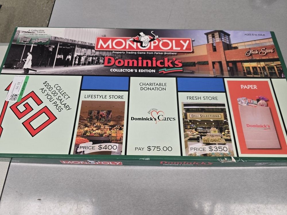 MONOPOLY DOMINICKS GROCERY STORE GAME