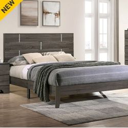 QUEEN BED FRAME MATTRES SOLD SEPARATELY NEW IN BOX ☎️ 1714586,2564