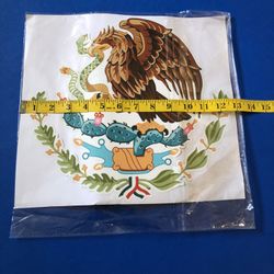 Mexican Coat Of Arms  Sticker Decal Mexico Flag  Car Truck Vinyl