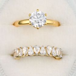 Set Diamond Engagement Rings 