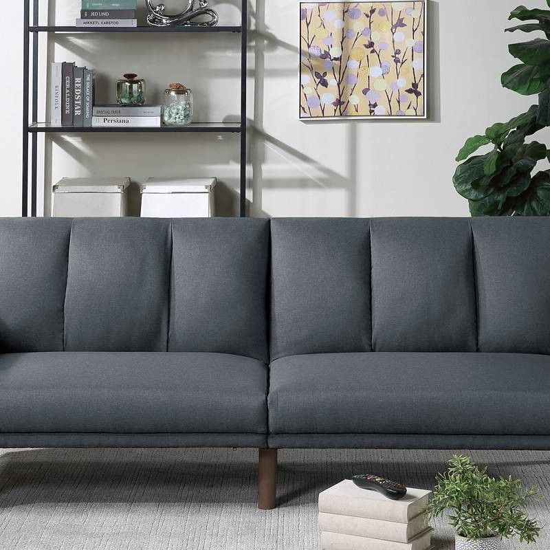 Brand New Grey Futon Sofa Sleeper