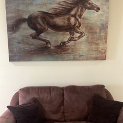 Running Free Horse Portrait 