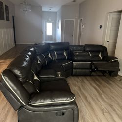 Leather Sofa Like New