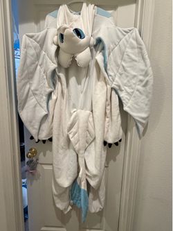 Large How to Train Your Dragon Light Fury Onsie