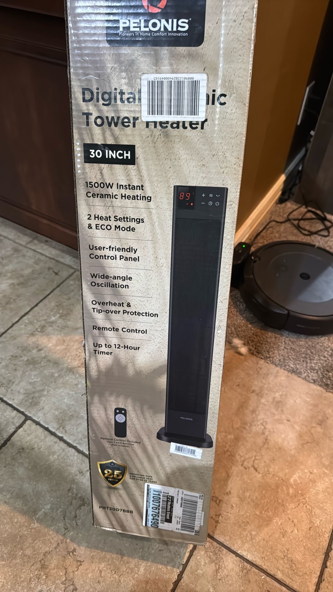 Pelonis Digital Ceramic Tower Heater - Main Image