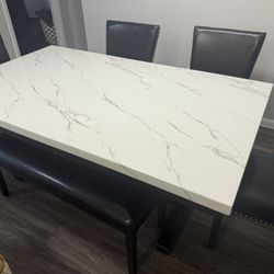 New Dining Set Table And Chairs Financing Available $54 Down payment 