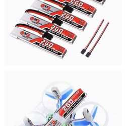GAONENG 260mAh 1S Battery 3.8V/4.35V 30C FPV HV