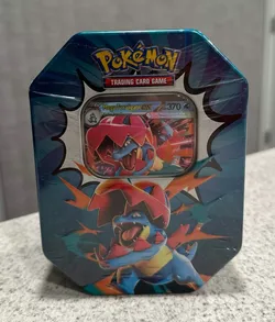 Pokemon TCG Mega Evolution Ascended Heroes Mega Feraligatr EX Tin Sealed