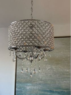Chrome chandelier