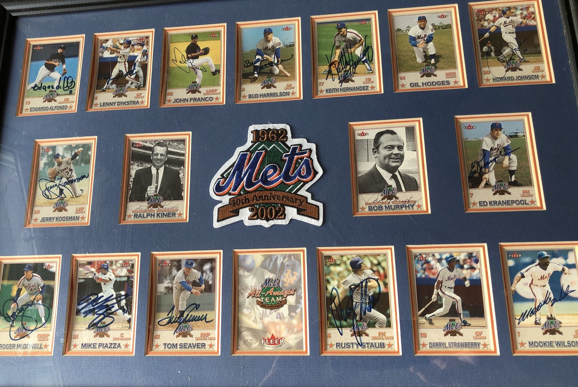 Amazing ‘62 Mets Autographed baseball card collection