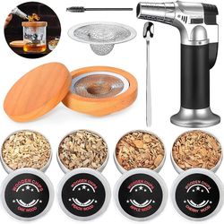 Old Fashioned Bourbon  Kit with Four Kinds of Wood Chips，Whiskey Bourbon Gifts