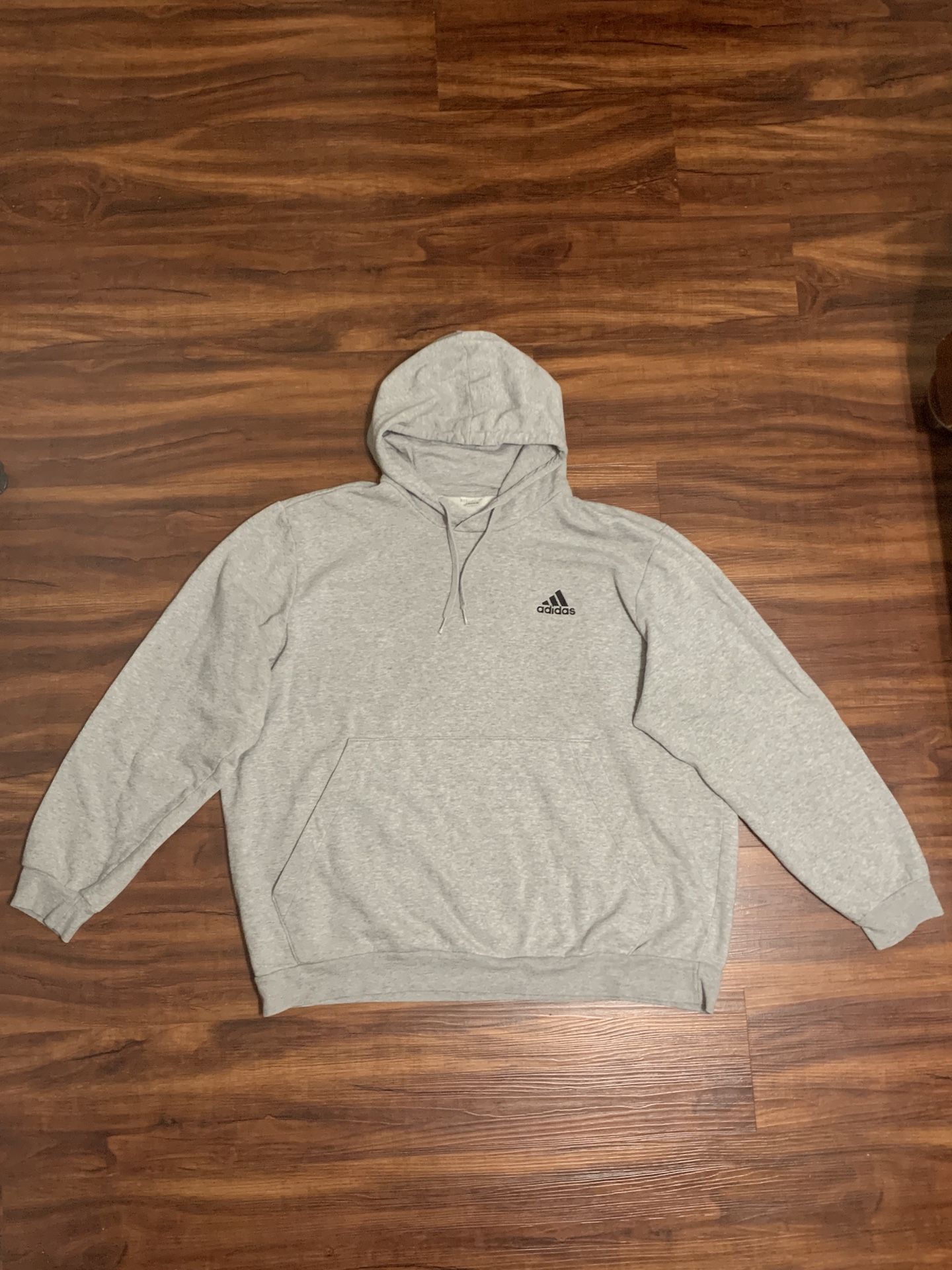 Adidas 2XL Light Gray Men's Hoodie