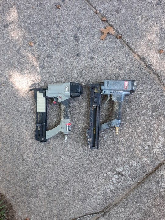 Staple Guns . Porter Cable Can Use Staples Up To 1.5 Inches Long. Senco Can Use Staples Up To 1" Long.