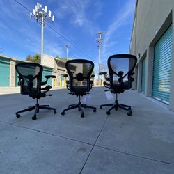Herman Miller/ Remastered Aeron Chairs 