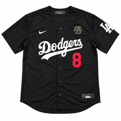 Kobe Bryant 24 Dodgers-style Black Jersey | L & XL