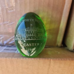 White House Glass Easter Egg