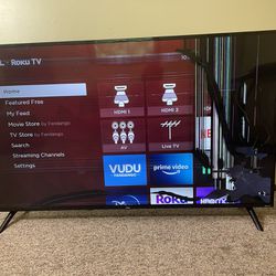 TLC 65 inch Smart Tv Cracked Screen