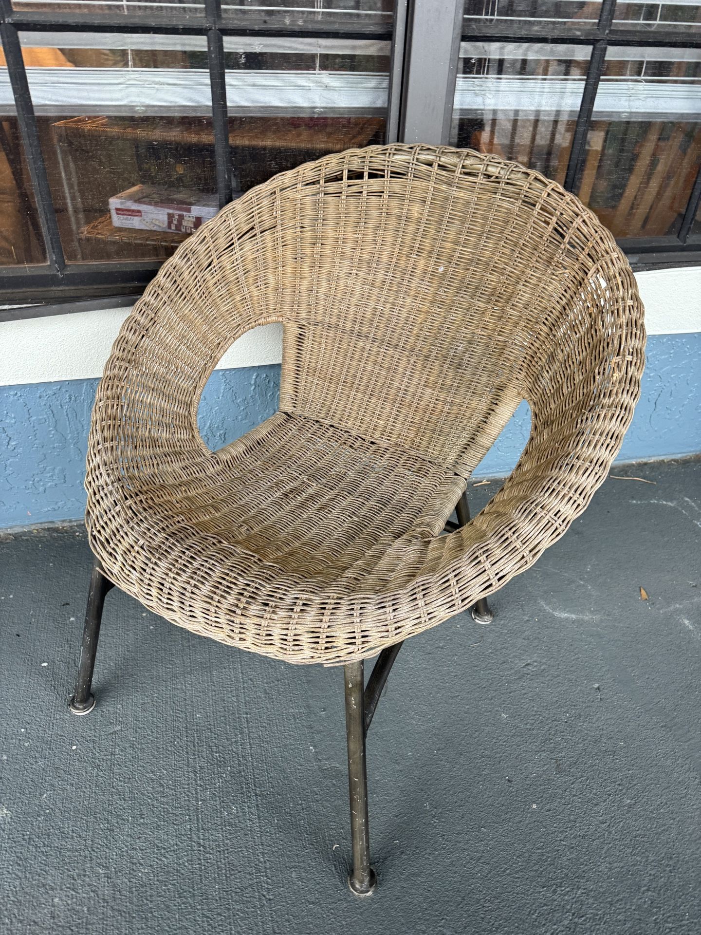 Boho Woven Lounge Chair – Perfect for Reading Nook