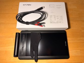 XP-PEN Artist Pro 12 Pen Display Tablet w/glove and desk mount MINT BUNDLE