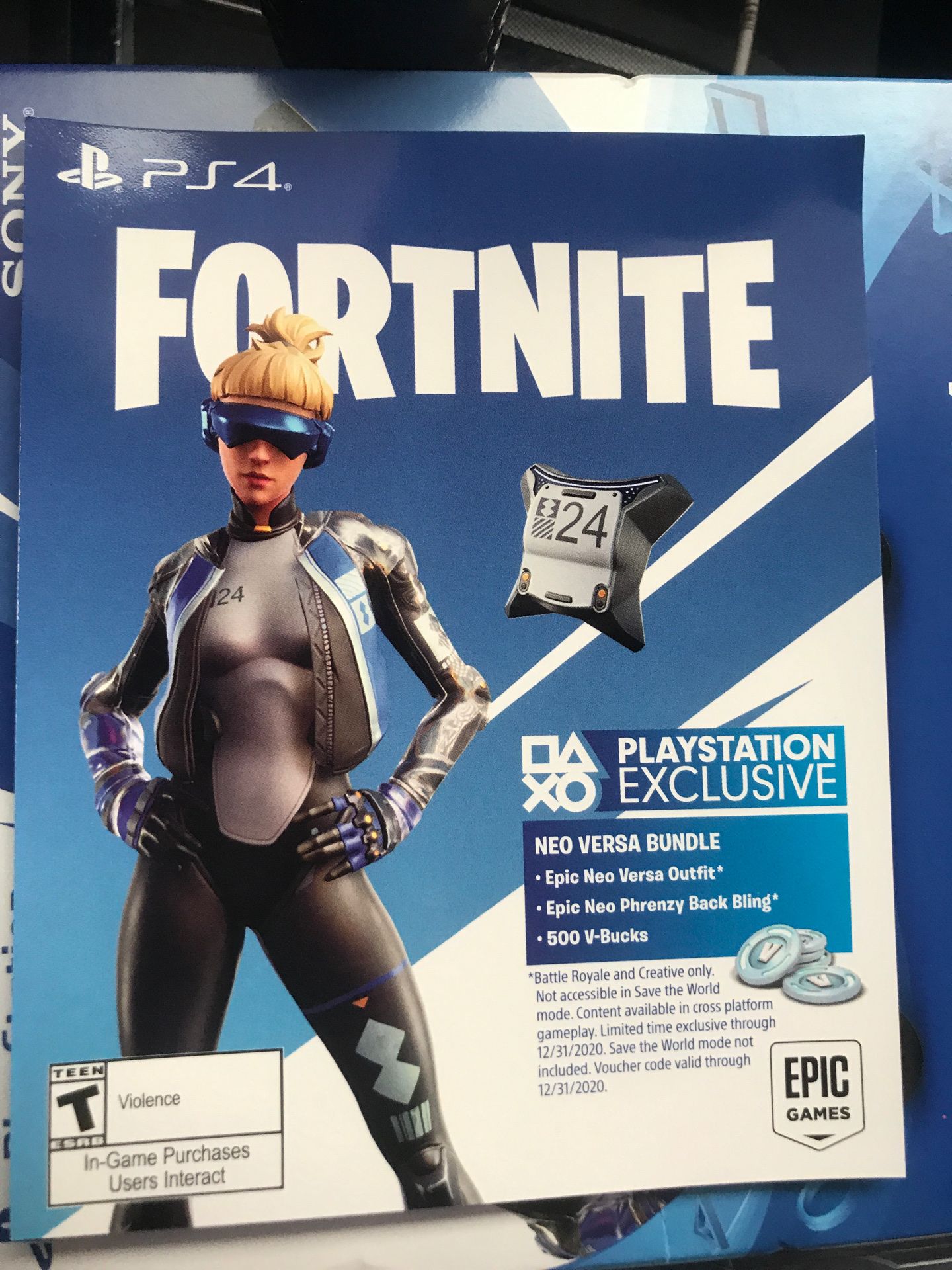 Fortnite skin neo versa