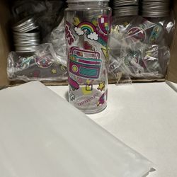 24 Acrylic Plastic Party Cups 90’s Theme 