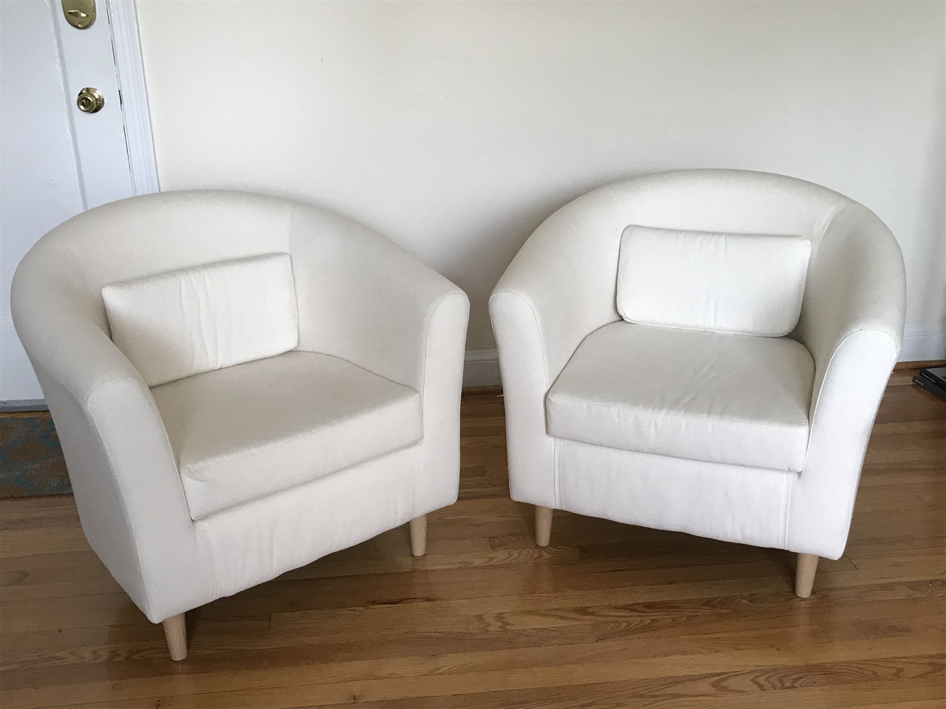IKEA Tullsta armchairs -White