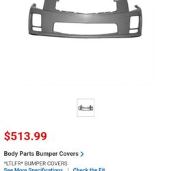 03-07 Cadillac CTS Front Bumper Cover