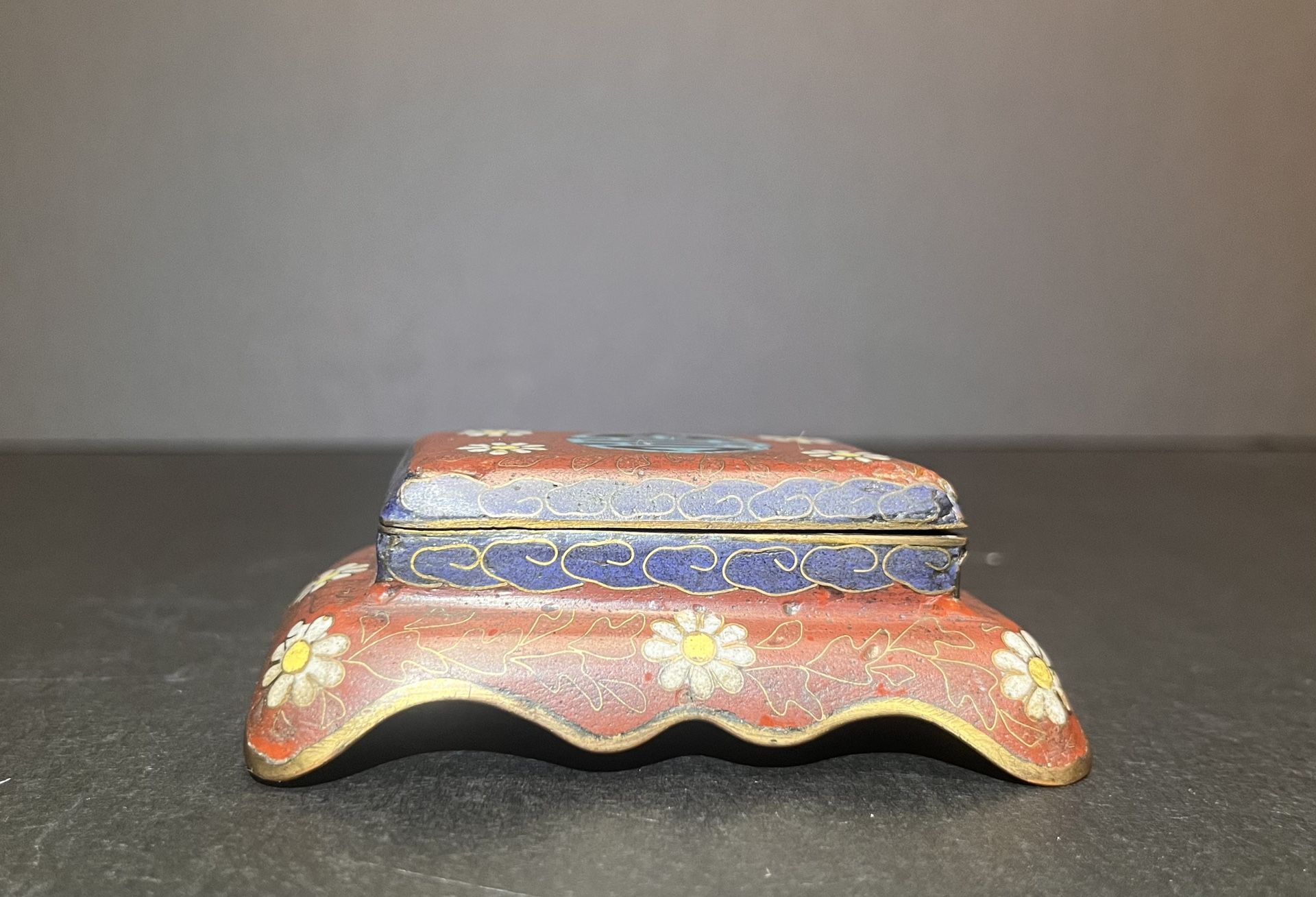 A Japanese Cloisonné enamel Box (Circa Early Meiji Period)