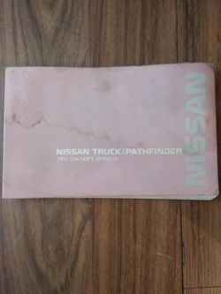 1991 Nissan truck Pathfinder owner's manual